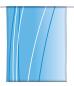 Preview: Linea blue dark links, Scheibenhänger eckig